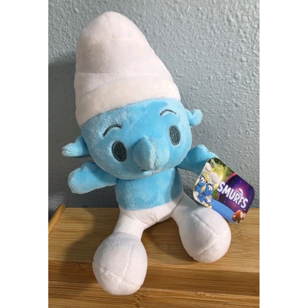 Smurfs Paramount 2025 Movie Smurf Plush 8" Stuffed Character Doll New With Tag